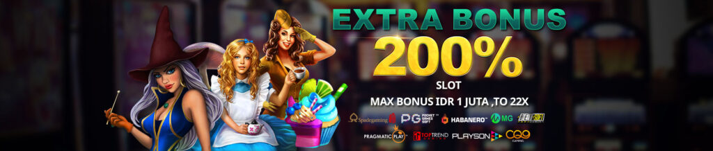 Extra Bonus Slot online 200%